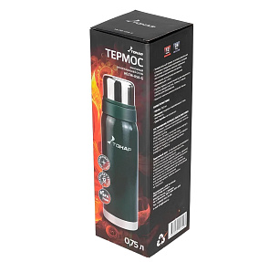 Термос (HS.TM-056-G) 750ML с ситечком TONAR